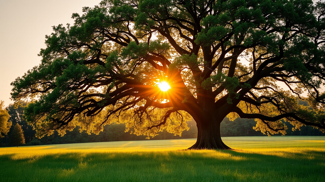 Mature tree canopy providing shade